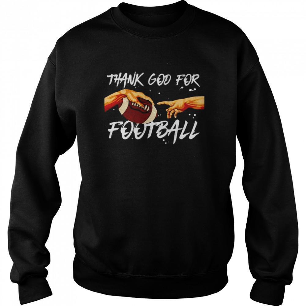 Thank God For Football Christmas Sweatshirt